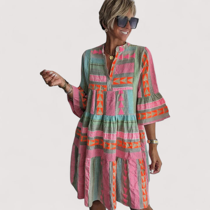 Simone™ | Boho vrstvené šaty