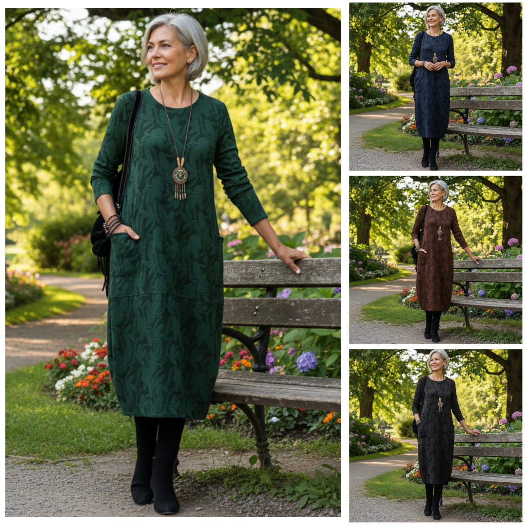 Suzine™ | Teplé zimní šaty elegantního střihu