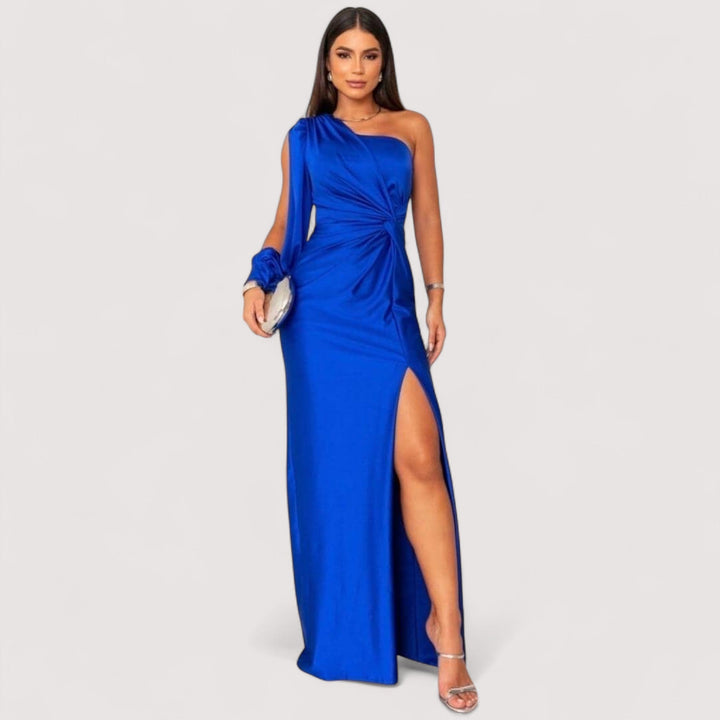 Samantha™ | Hedvábné šaty slim fit